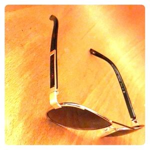 Tommy Hilfiger (Tortoise/Gold) Aviator Sunglasses